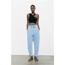 Z1975 HIGH-WAIST BAGGY PAPERBAG JEANS