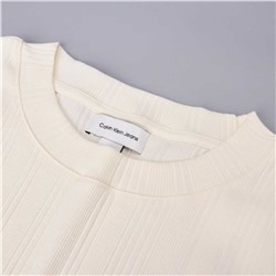 Женская эластичная рубашка с круглым вырезом и длинными рукавами CALVIN KLEI*N ОРИГИНАЛ!