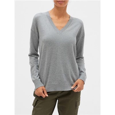 Premium Luxe Washable V-Neck Sweater