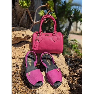Ab. Zapatos 3106-8 magenta+AB.Z PELLE GLORIA (650) fuxia АКЦИЯ