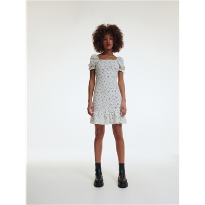 Gemustertes Minikleid