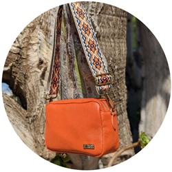 Pelle 21-20 (370) naranja - CINTURON BOLSOS (140)-5 (2) АКЦИЯ