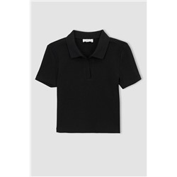 Defacto Fitted Polo Yaka Kısa Kollu Tişört A0379AX23SM