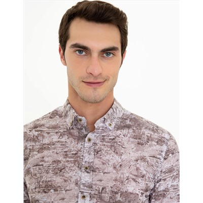 Vizon Slim Fit Uzun Kollu Gömlek