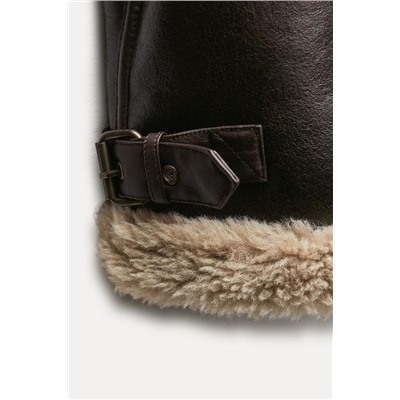 ZW COLLECTION DOUBLE-FACED BIKER JACKET