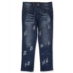 PANYC BOYS' PAINT-DRIP JEANS