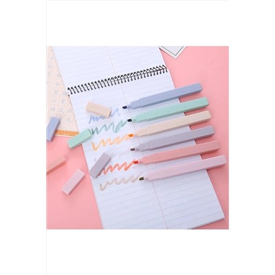 ART PROFFESİONAL Kare fosforlu kalem seti 6 lı pastel KARE