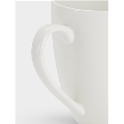 Кружка, 390 мл, фарфор P, белая, White Basics