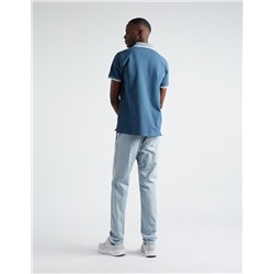 Slim Fit Chino Trousers, Men, Light Blue