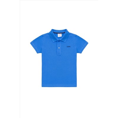 Erkek Çocuk Saks Basic Polo Yaka Tişört