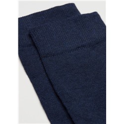 Kurze Herrensocken aus Winterbaumwolle