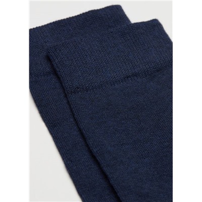 Kurze Herrensocken aus Winterbaumwolle