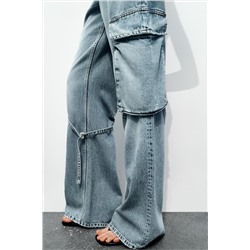 TRF CARGO MID-RISE JEANS