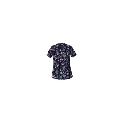UA Floral Extravaganza Navy Scrub Top