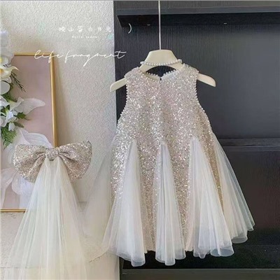 Блестящее платье для девочек