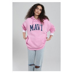 MaviLogo Baskılı Kapüşonlu Pembe Sweatshirt 1600361-71038