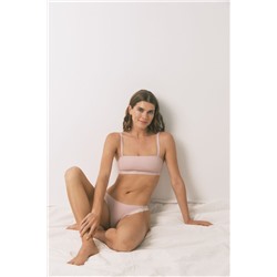 Braga brasileña algodón rosa