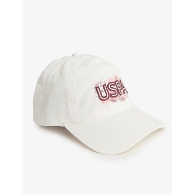 ETCHED FLORAL USPA APPLIQUE DAD CAP