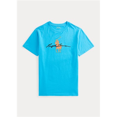 Boys 8-20 Big Pony Logo Cotton Jersey Tee