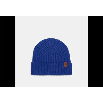 Rib Knit Merino Wool Hat