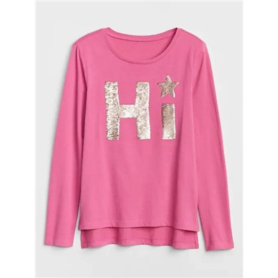 Kids Flippy Sequin Top
