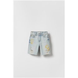 SMILEYWORLD ® HAPPY COLLECTION DENIM BERMUDA SHORTS