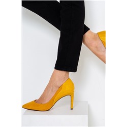 Zapatos de tacón Mostaza