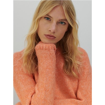 Pullover aus weichem Strickstoff