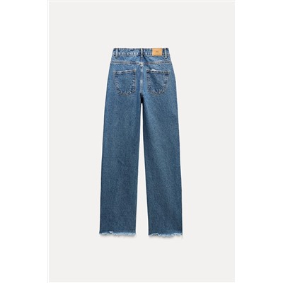 Z1975 MID-WAIST STRAIGHT CUT OUT JEANS