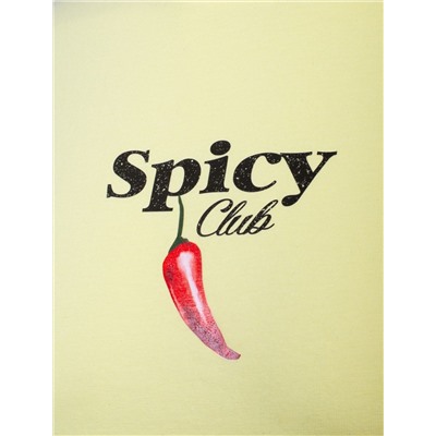 Свободная футболка с принтом из премиального хлопка с эастаном