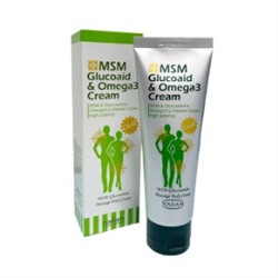 MSM Glucoaid & Omega3 Cream Крем против боли в суставах и мышцах