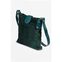 Bandolera de piel Verde
