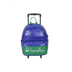 United Colors of Benetton Çekçekli Anaokulu Çantası 70157 Mavi