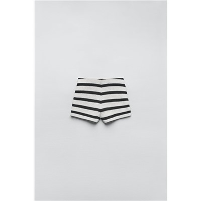 STRIPED RUSTIC SHORTS