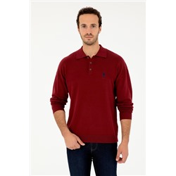 Erkek Bordo Basic Kazak