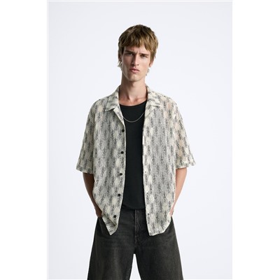 CAMISA CALADOS CONTRASTE