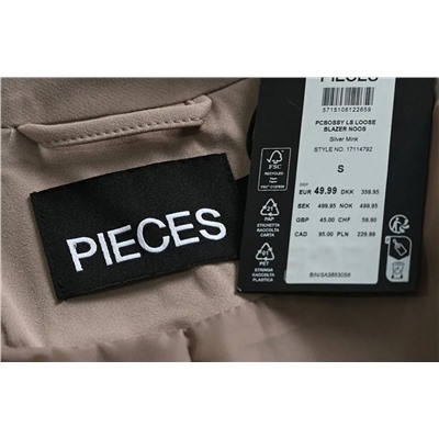 Свободный повседневный пиджак PIECE*S