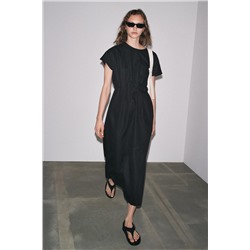 ZW COLLECTION PLEATED MIDI DRESS