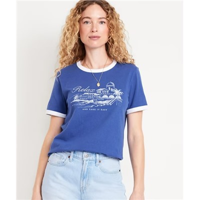 EveryWear Crew-Neck Graphic T-Shirt