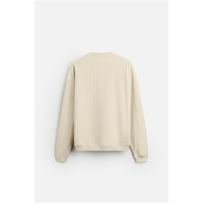 SUDADERA RAYAS BORDADO