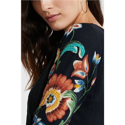 Vestido multicapas floral