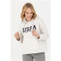 Kadın Taş Kapüşonlu Sweatshirt