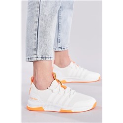 Tonny Black Unisex Beyaz Oranj Spor Ayakkabı Tbqnt TBQNT-0