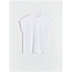 Kimono-T-Shirt mit Stehkragen