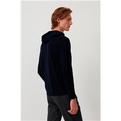 Sudadera de lana y cachemir Azul marino