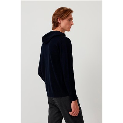 Sudadera de lana y cachemir Azul marino