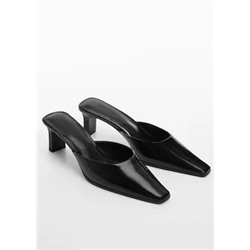 Zapato piel punta destalonado