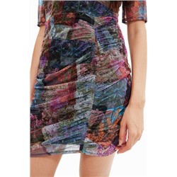 Vestido corto bosque