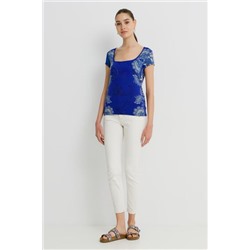 Camiseta manga corta paisley