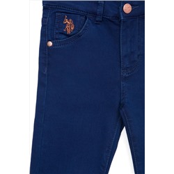 Kız Çocuk Mavi Jean Pantolon